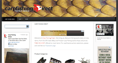 Desktop Screenshot of carpfishingdirect.com